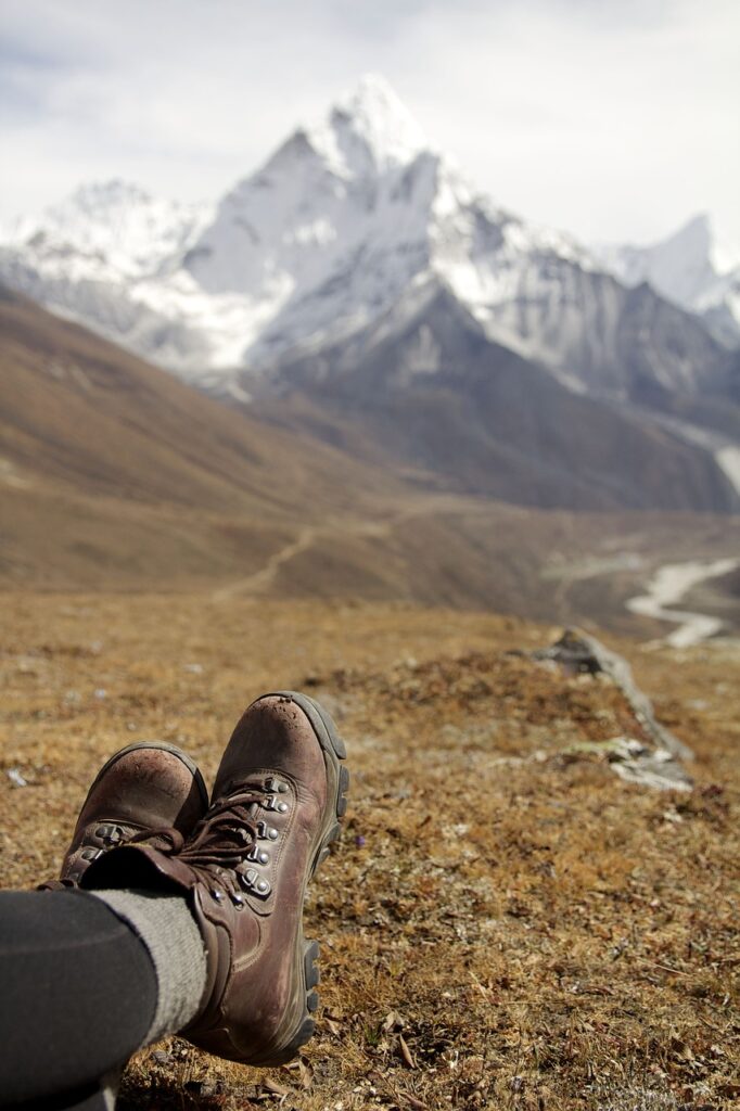 hiking, relax, mountains