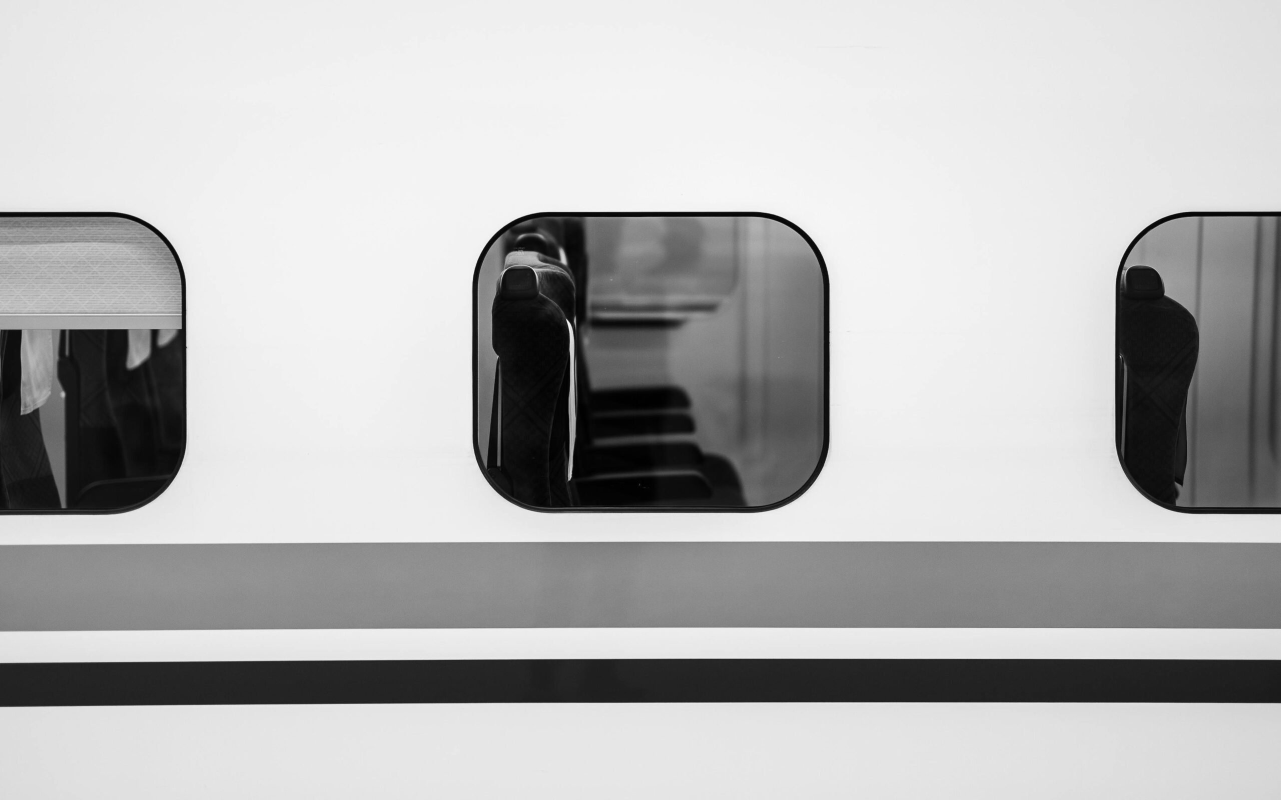 Free stock photo of black, black and white, bullet train