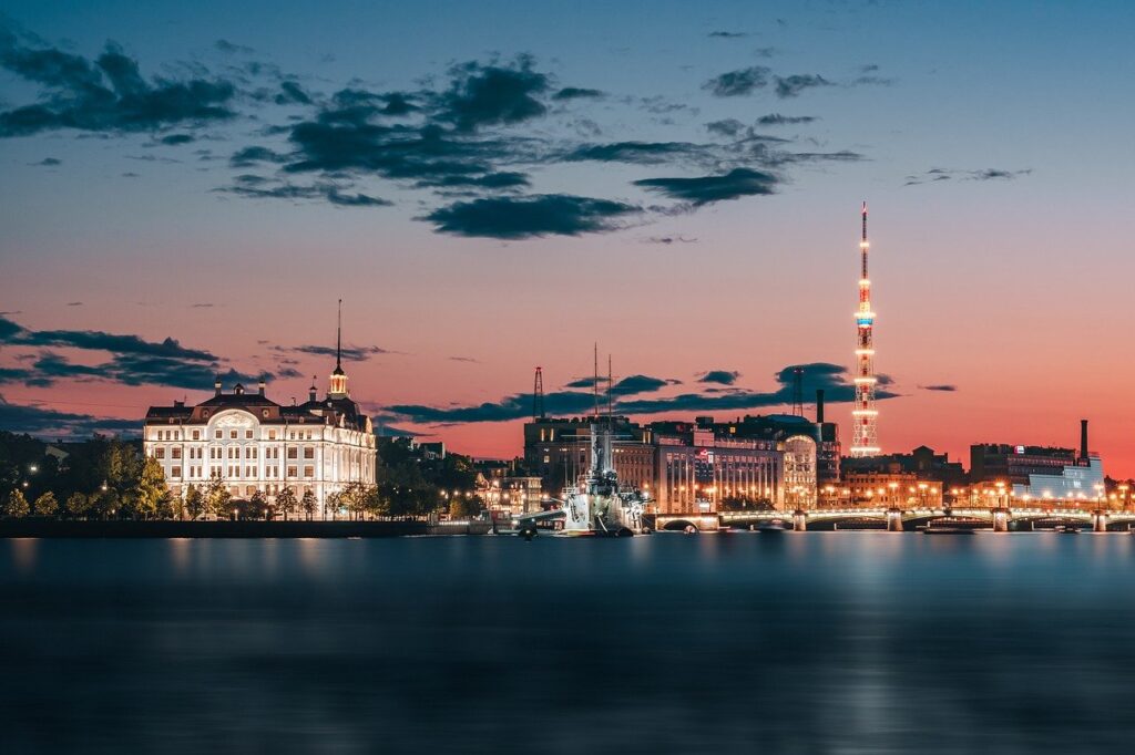 twilight, bridge, fortress