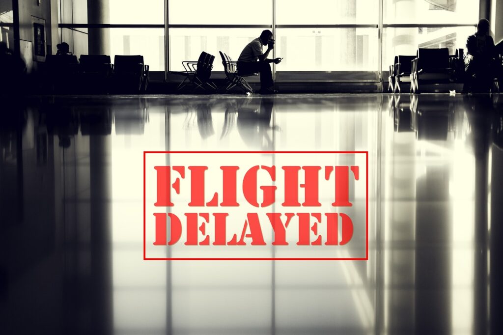 flight, delay, airport