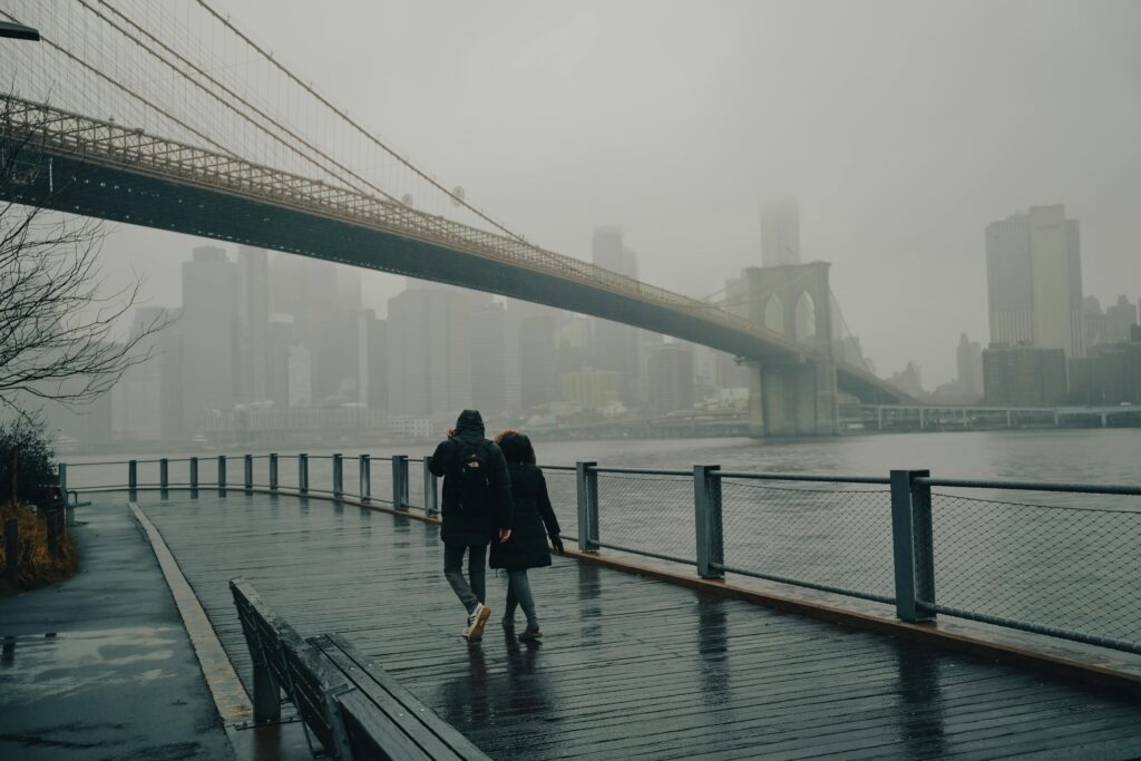 Free stock photo of after rain, brooklyn bridge, city