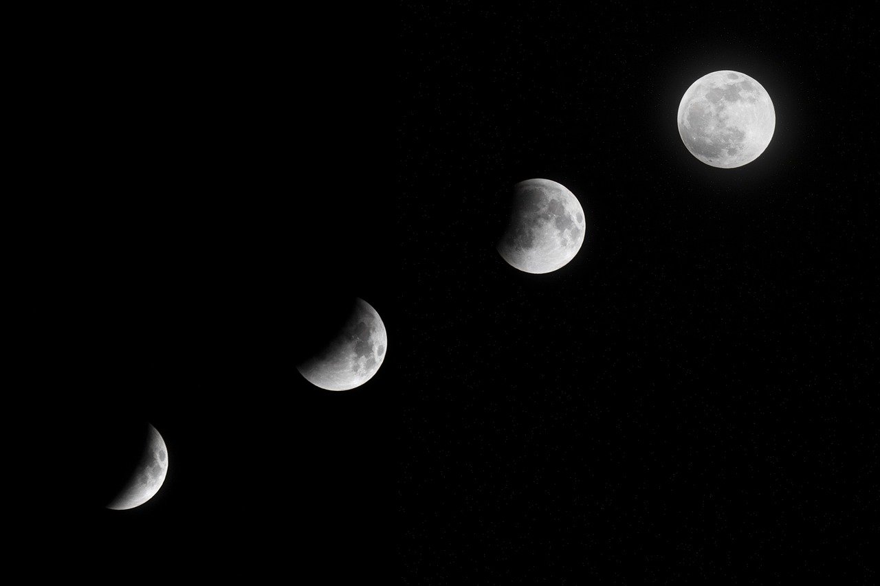 moon, moon phases, sky, night sky, moon, moon, nature, moon, moon, moon