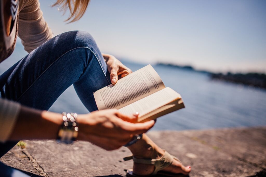 reading, book, girl, nature, woman, sunshine, lake, novel, open book, read, leisure, hobby, reading, reading, reading, reading, reading, book, book, read