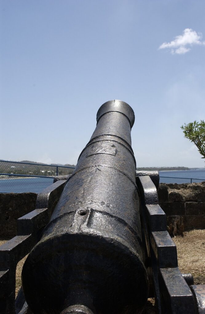 cannon, caribbean, tobago