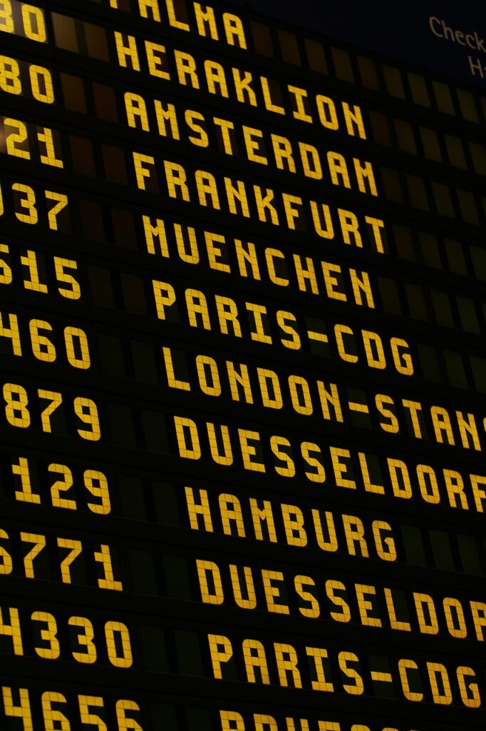 airport, board, flying, scoreboard, letters, advertisement, information, timeline, departures, amsterdam, frankfurt, munich, paris, london, hamburg, dusseldorf, cities, travel, vacations, airport, airport, airport, airport, airport, timeline