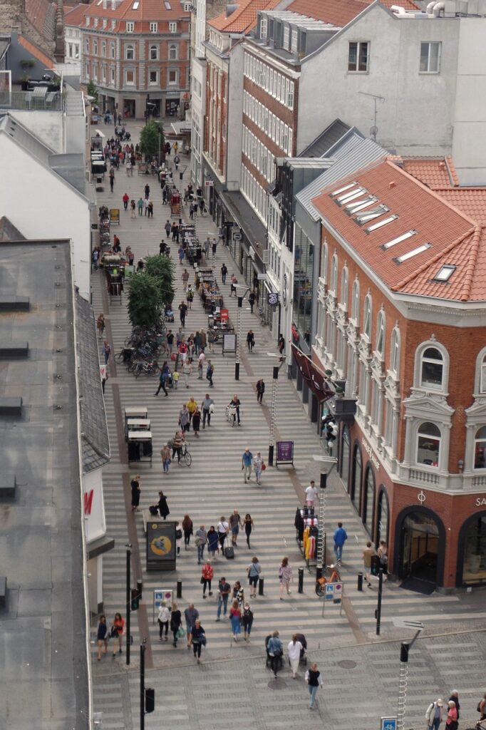 city, pedestrian zone, road, building, denmark, aarhus, downtown, cityscape, businesses, aarhus, aarhus, aarhus, aarhus, aarhus