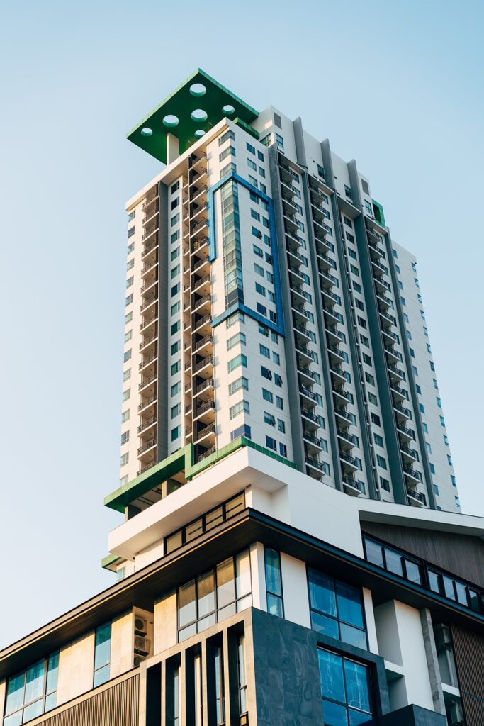building, architecture, city, urban, travel, tourism, facade, exterior, downtown, apartment, skyscraper, structure, thailand, bangkok, rental fee, purchase, property, investment, rental, habitat