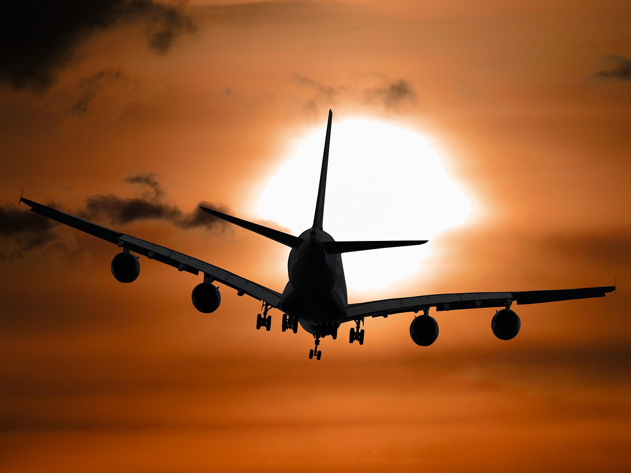 plane, vacations, sun, tourism, summer, summer holidays, winter vacation, vacation, mood, heaven, flying, nature, airport, sunset, backlighting, free, begin, landing, good morning