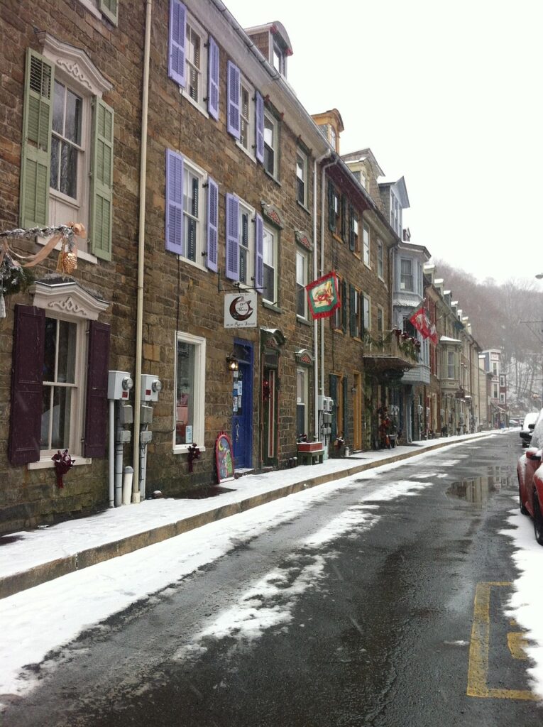 street, winter, thorpe, holiday, outdoor