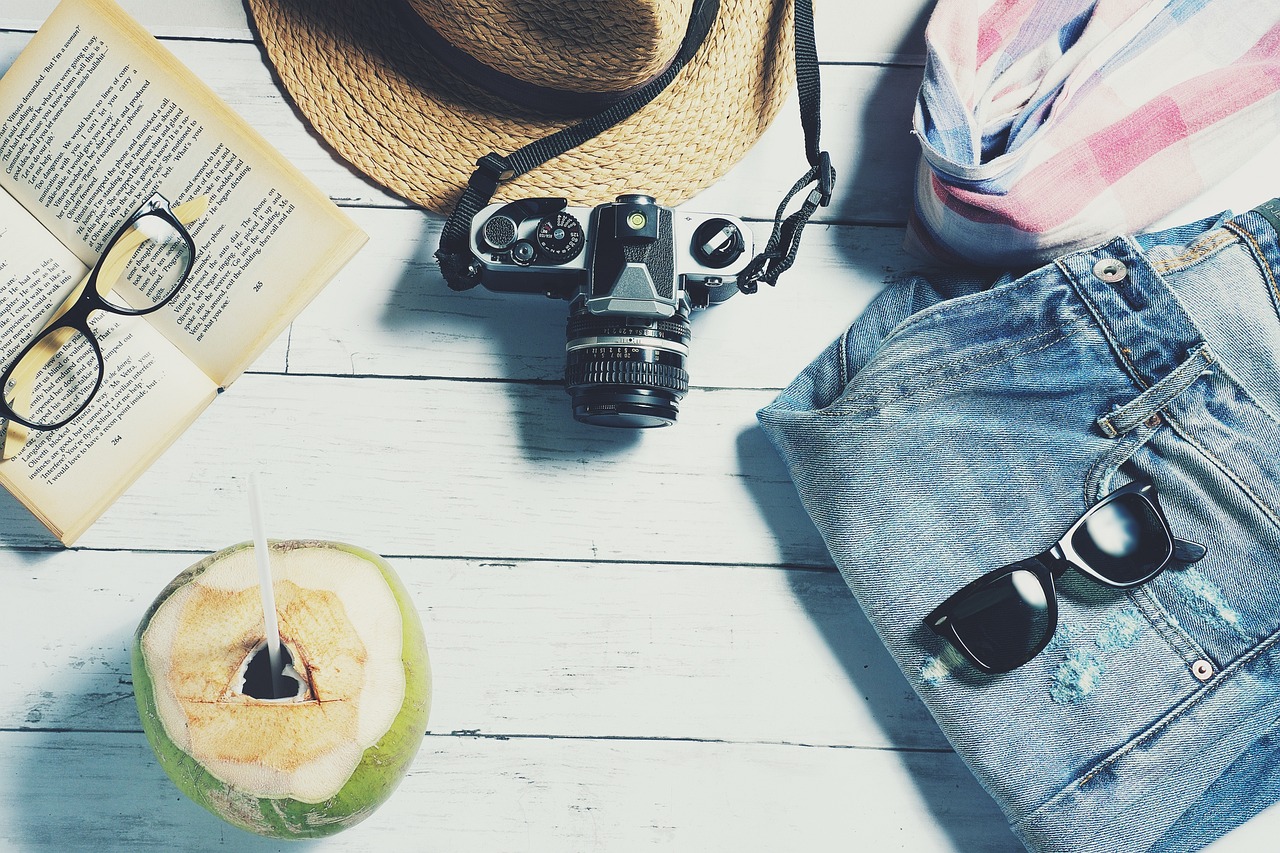 summer, travel, vacation, nature, holiday, trip, journey, leisure, still life, flat lay