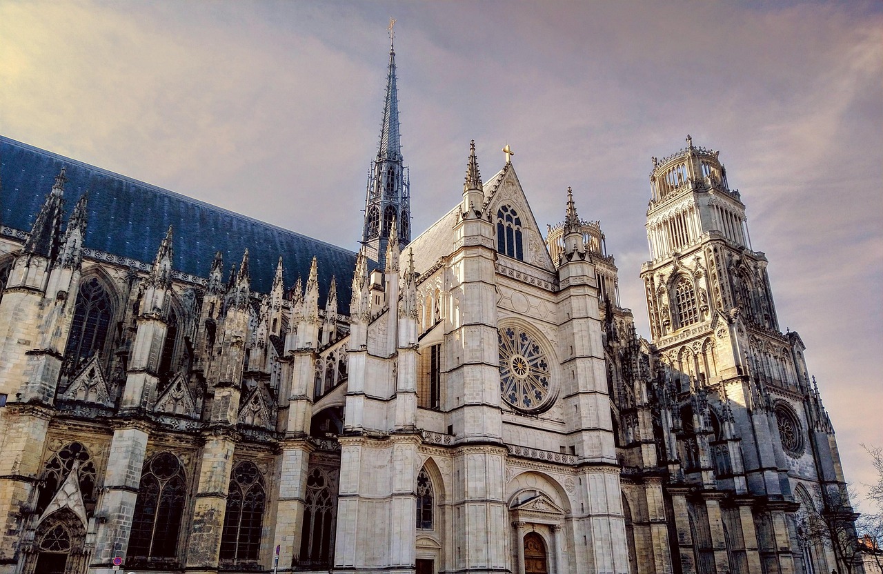 building, cathedral, architecture, stone, wall, texture, france, europe, beauty, tower, perspective, french
