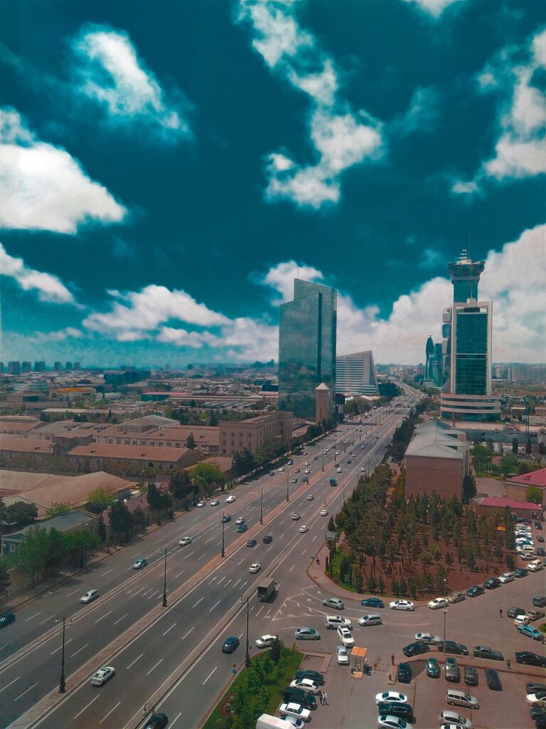baku, buildings, city, azerbaijan, sky, clouds, highway, urban, landscape, baku, baku, baku, baku, baku, azerbaijan