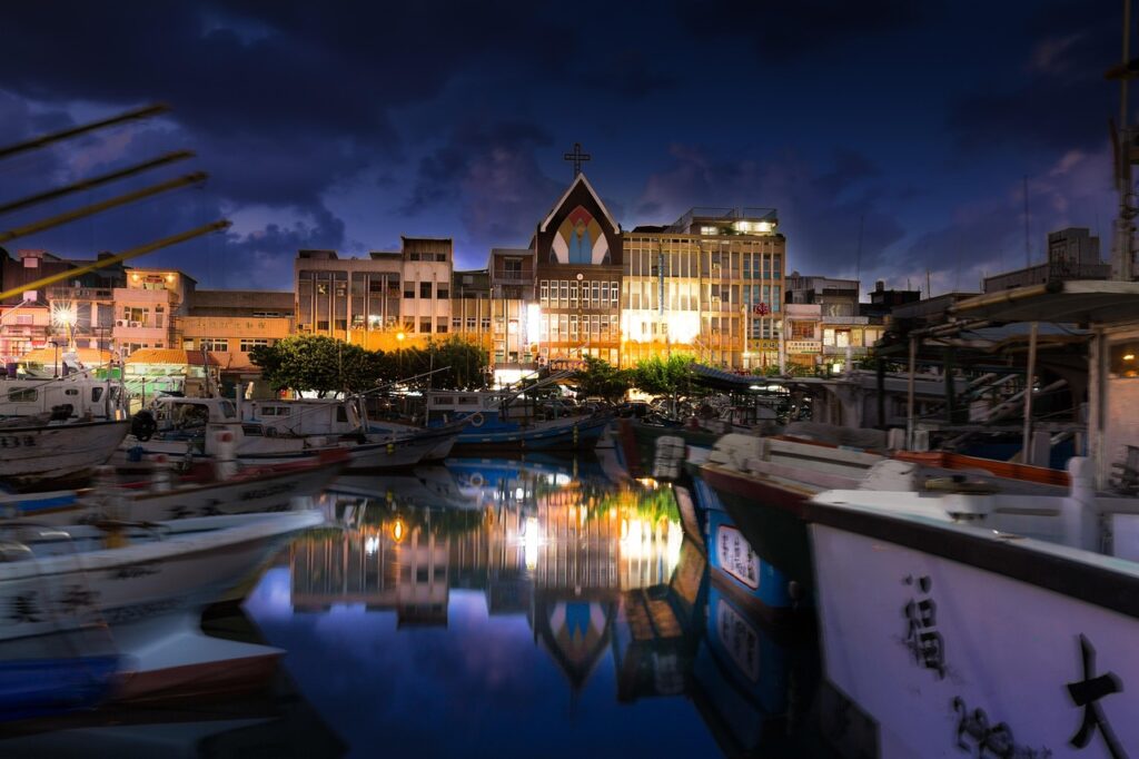taiwan, fishing port, night, town, river, yilan county, taiwan, taiwan, taiwan, taiwan, taiwan, yilan county, yilan county, yilan county