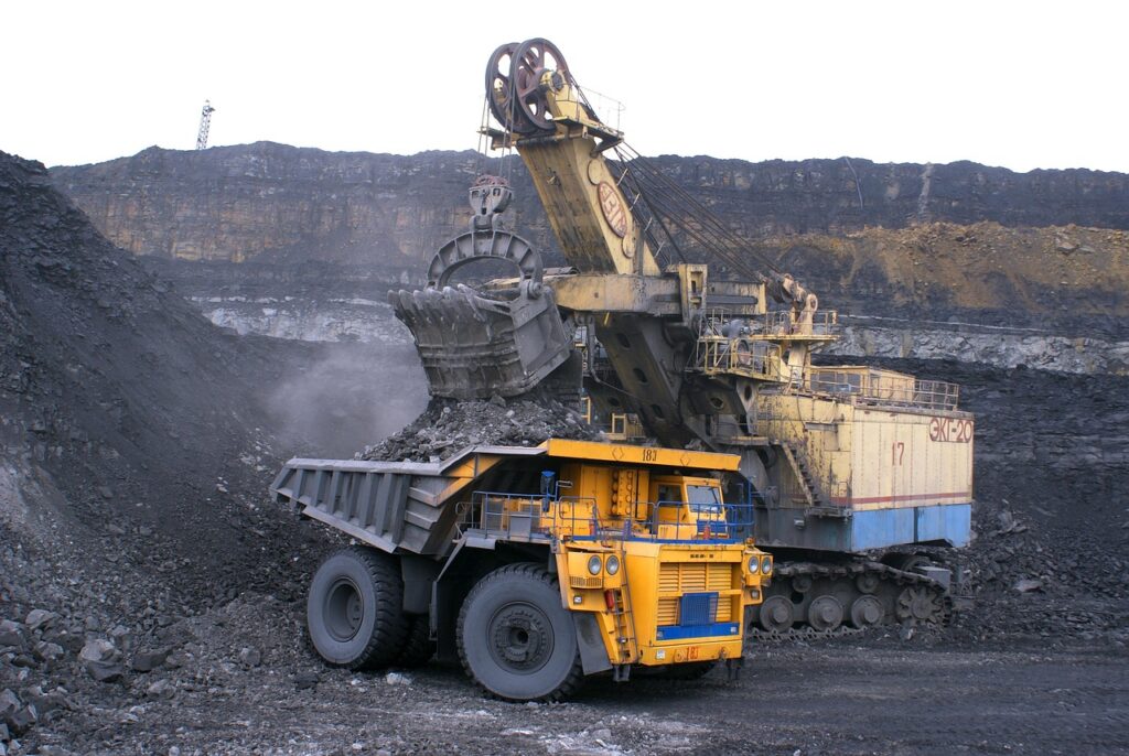 industry, dumper, minerals, coal, giant size, car wallpapers, belaz, car, excavator, work, russia, siberia, coal mining, coal mountain