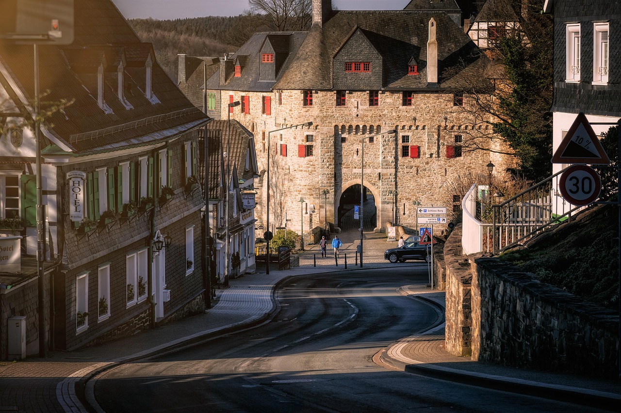 city, downtown, road, old town, side walk, building, urban, houses, village, historical, tourism, solingen, city, downtown, village, village, village, village, village, solingen