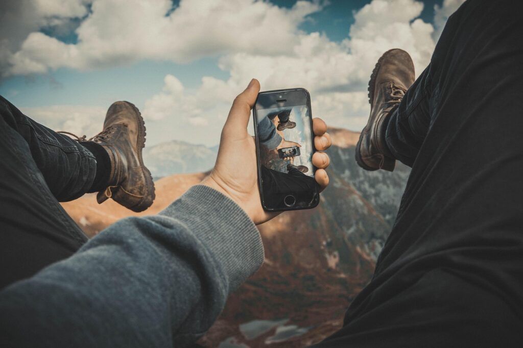 car, phone, apple, device, technology, modern, smart, electronics, reflection, infinity, access, view, screen, idea, mountains, tourism, nature, jump, visible, car wallpapers, boots, tourist