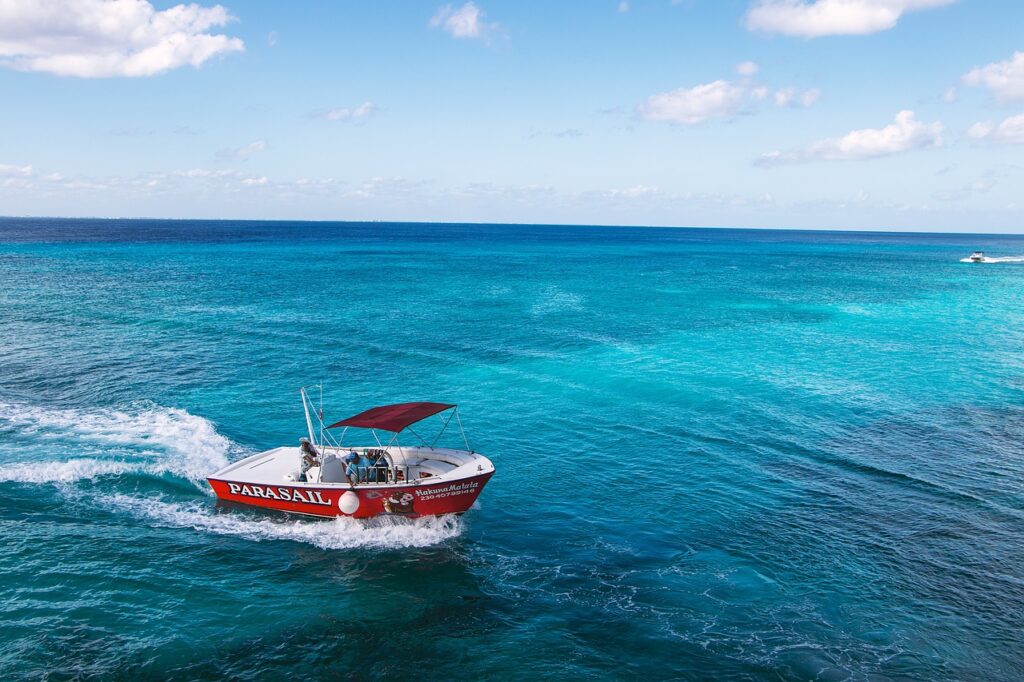 boat, sea, travel, exploration, adventure, caribbean sea, mexican caribbean, cozumel, mexico, nature, tourism