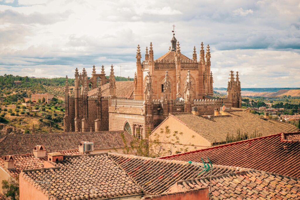 Explore the stunning Gothic architecture in Toledo, Spain, capturing the essence of European history.