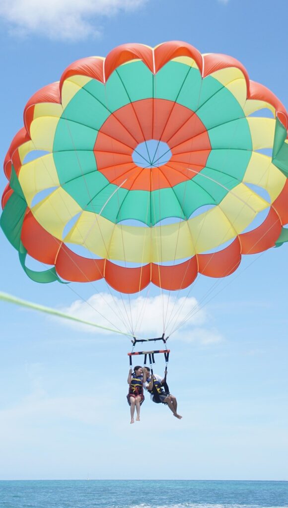 parasailing, florida, nature, ocean