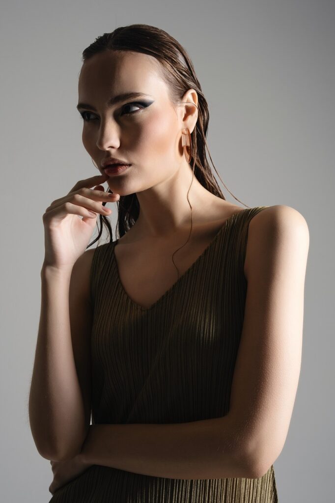 woman, beauty, portrait, model, pose, makeup