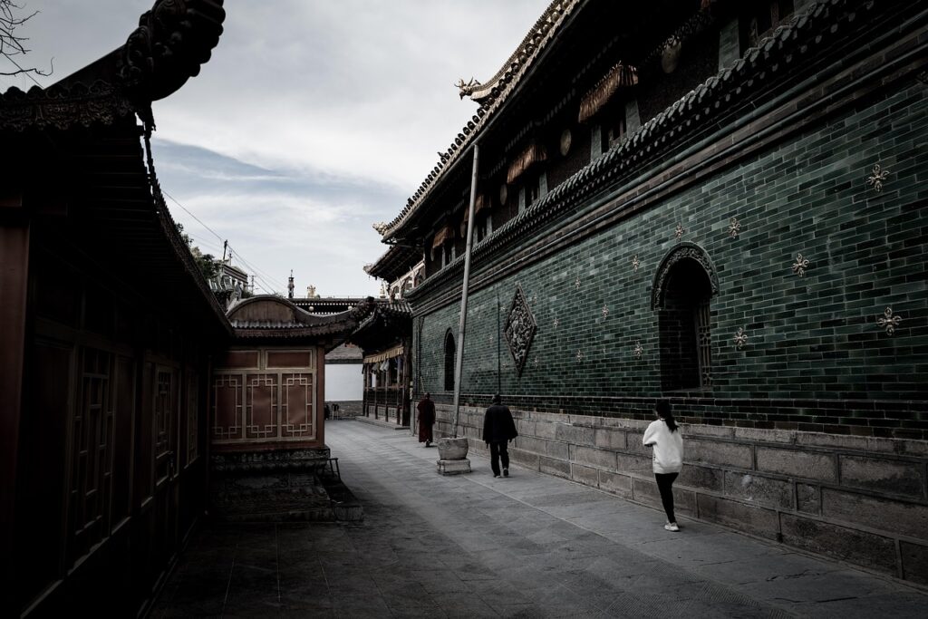 buddhist temple, temple, building, alley, buddhism, religion, buddhist, culture, china, temple, china, china, china, china, china