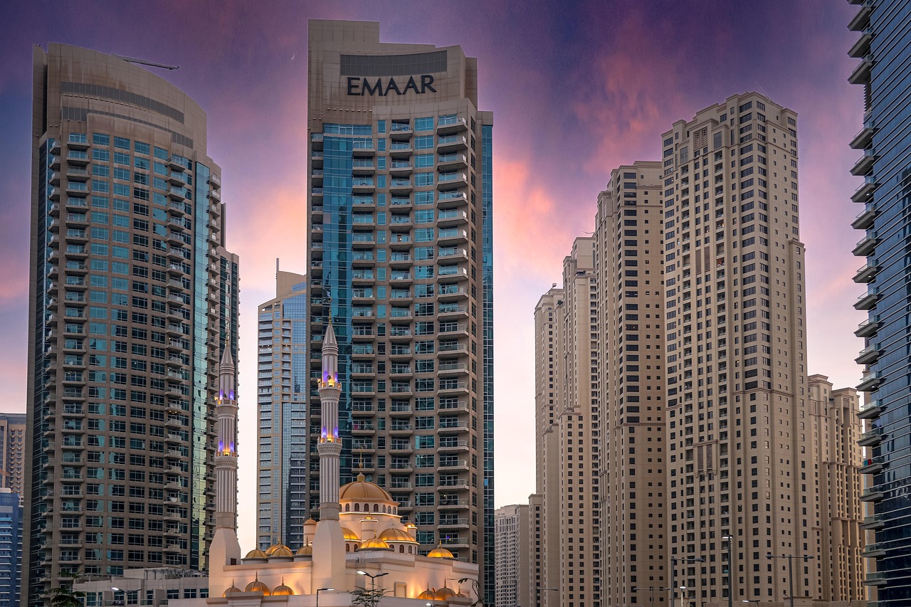 dubai, city, buildings, skyline, skyscrapers, high-rise, nature, high-rise buildings, cityscape, urban, urban landscape, architecture, towers, sky, uae, tourism, modern, modern buildings