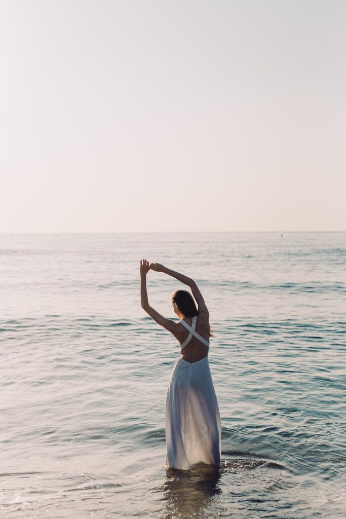 nature, yoga, gen, water, ocean, sea, river, lady, girl, hot, top