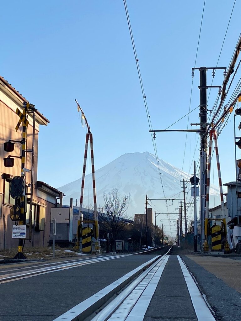 mount fuji, japan, city, train, railroad crossing, travel, tourism, outdoors, road, japan, japan, japan, japan, japan