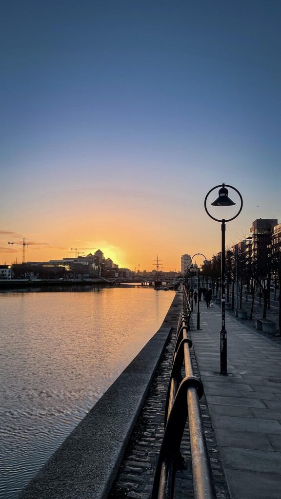 dublin, travel, nature, sunset, tourism, exploration, ireland, street