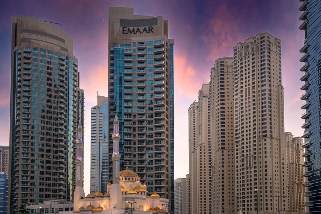 dubai, city, buildings, skyline, skyscrapers, high-rise, high-rise buildings, cityscape, nature, urban, urban landscape, architecture, towers, sky, uae, tourism, modern, modern buildings