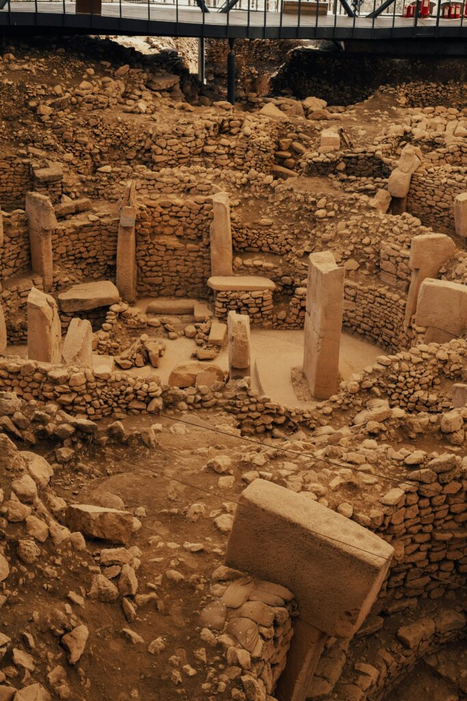 Explore the ancient archaeological site Göbekli Tepe, located in Şanlıurfa, Turkey.