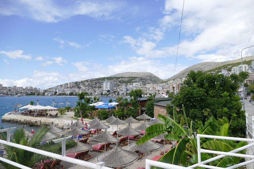 saranda, nature, albania, beach
